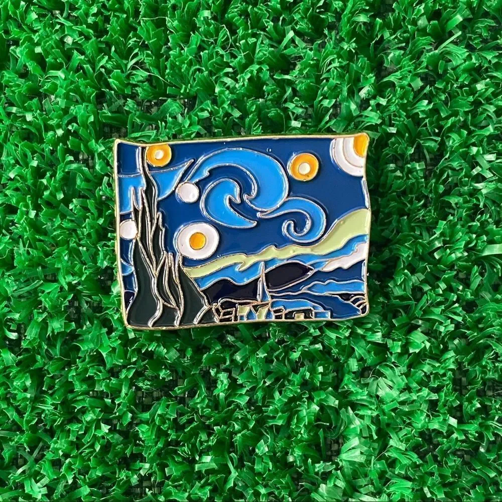 Starry Night Enamel Pin/ Brooch Lapel